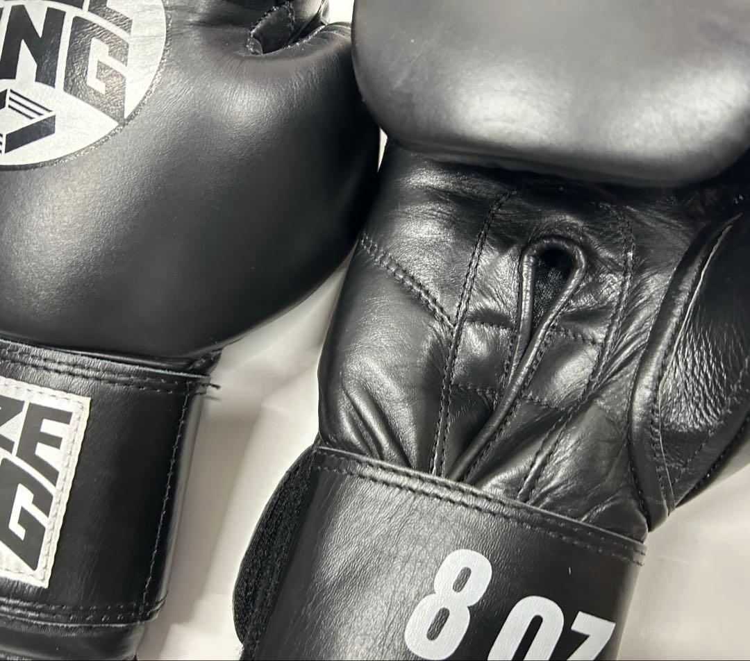 プライズリング ボクシンググローブ 本革製 8oz 黒 - メルカリ