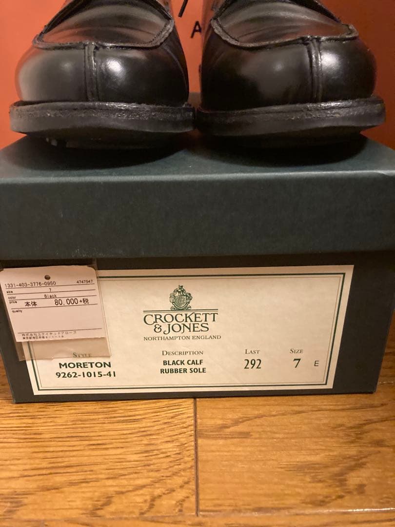 Ccockett & Jhones MORETON ブラック サイズ7