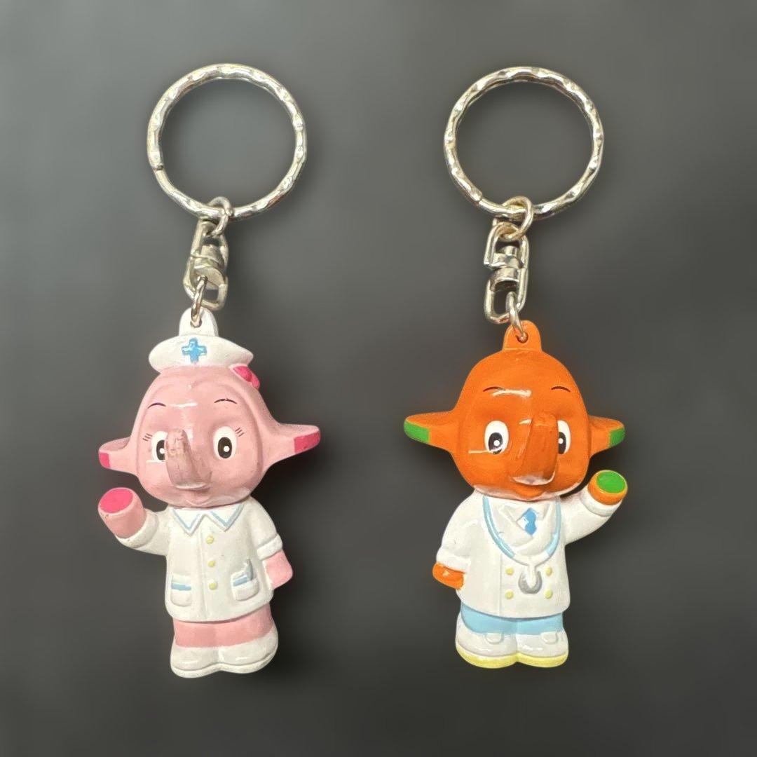 佐藤製薬 サトちゃん サトコちゃん セット キーホルダー レトロ - メルカリ