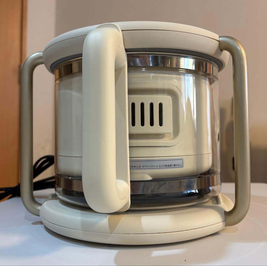 BRUNO ガラスノンフライヤー アイボリー