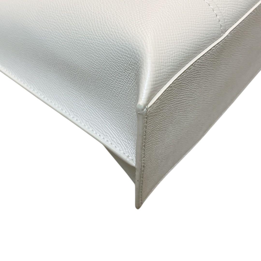 【極美品】FURLA ハンドバッグ VITTORIA M レザー グレージュ