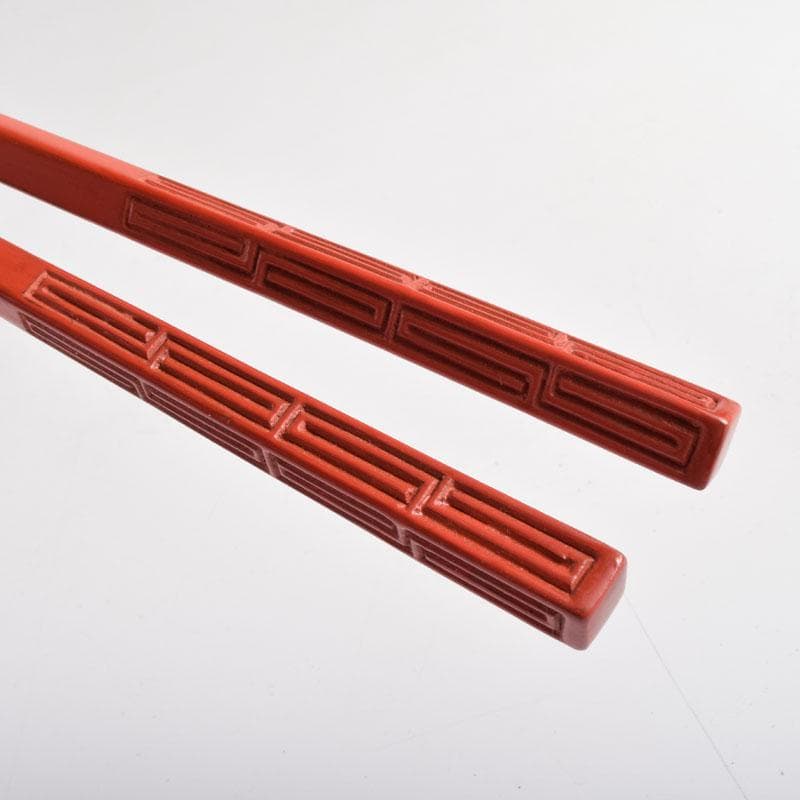 スペード　龍斎作　堆朱　花草文　御菓子器揃　時代二重箱　C　8871A