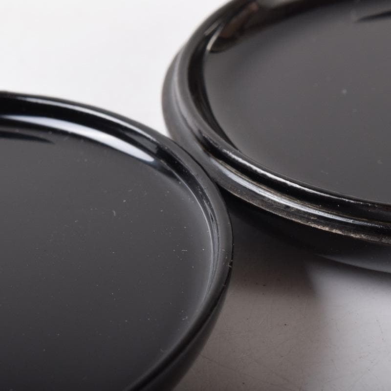 茶道具　蒔絵師　西村弘峰作　青楓螺鈿蒔絵　万寿形　香合　共箱　V　7699