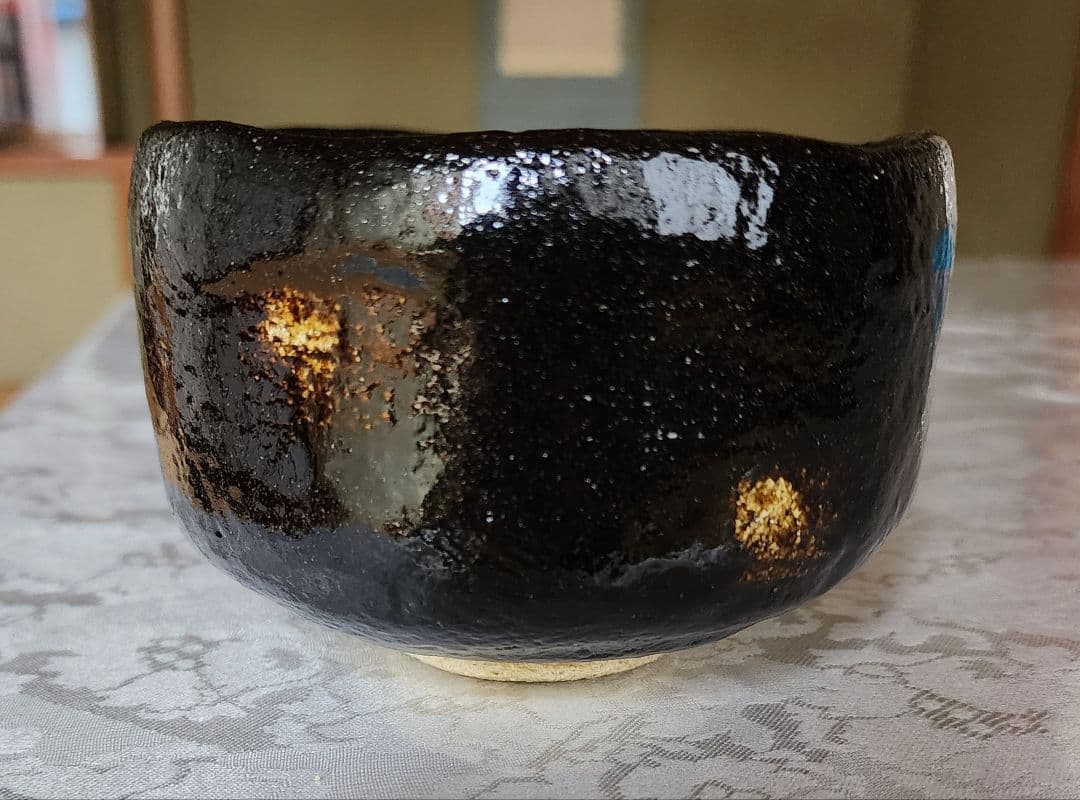 三代小川長楽(裕起夫)黒茶碗