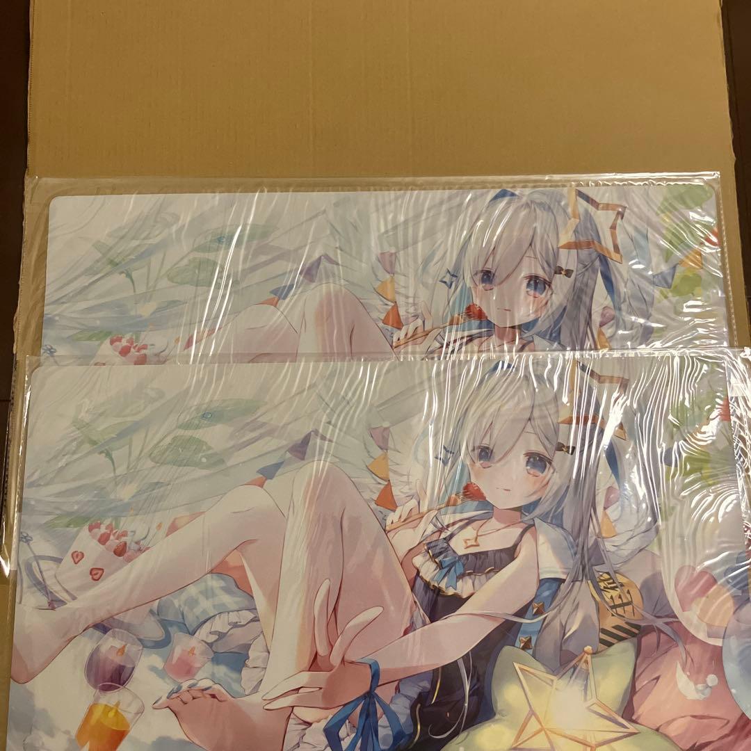 ホロライブ 天音かなた ラバーマット 活動二周年記念 二枚セット