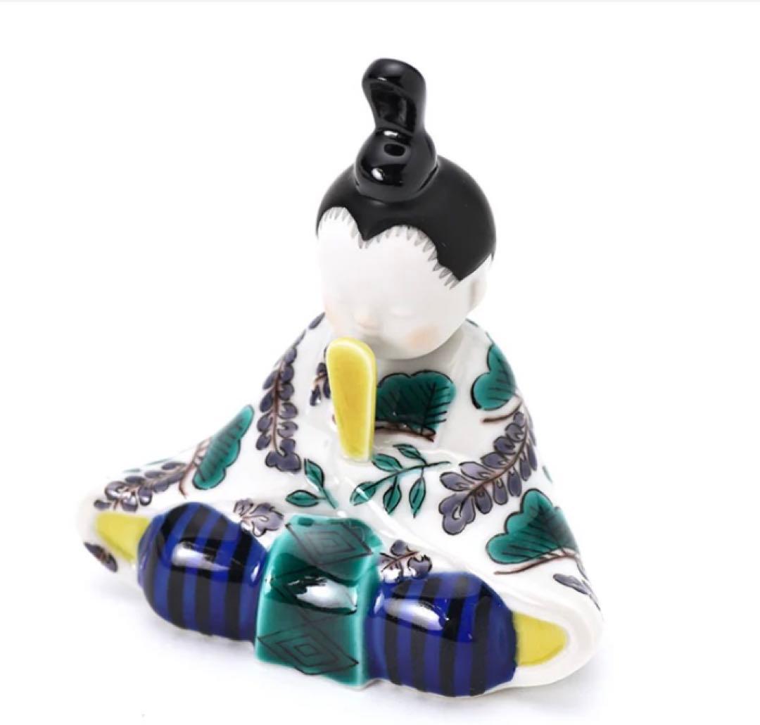 【ハコ】上出長右衛門窯 (九谷焼) 雛人形