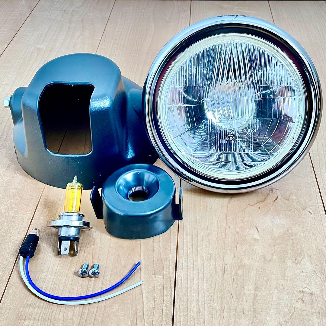 当時物 CIBIE シビエ 凹み ヘッドライト CB400F ホーク マーシャル