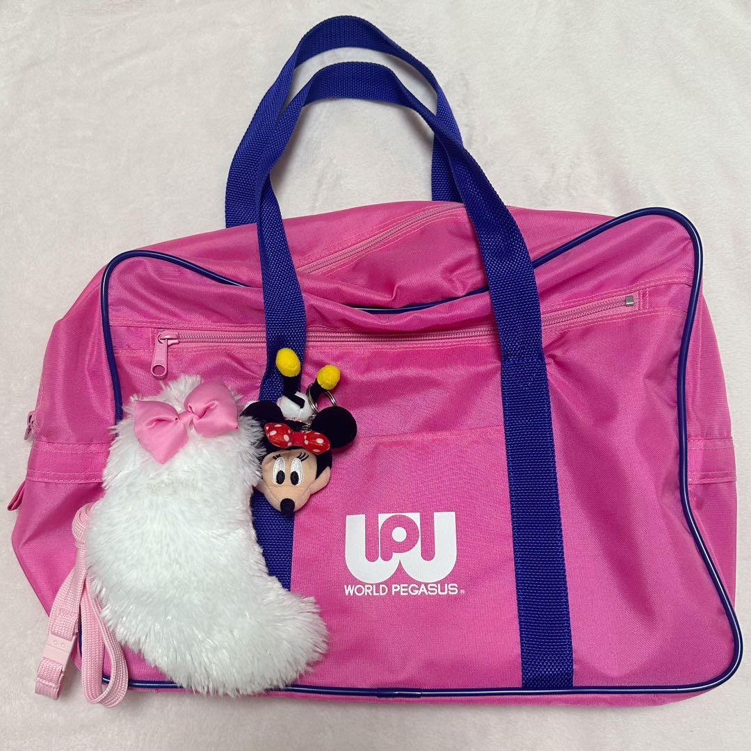 ワッぺ スクバ ピンク 旧ワッペ スクールバッグ - メルカリ