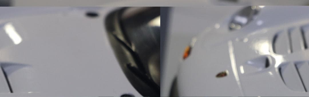 貴重　UTモデルズ製 ポルシェ９１１ＧＴ１　白　１／１８　中古品