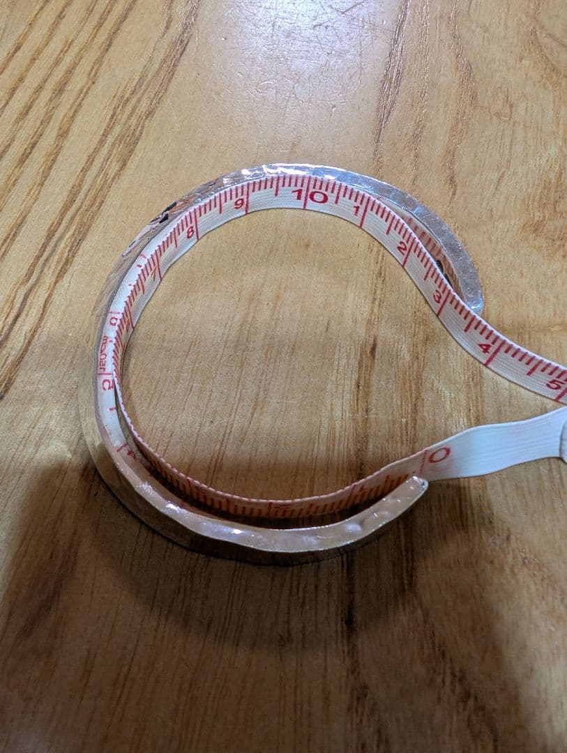 市松　silver スパイラルバングル　Belluria ベルーリア