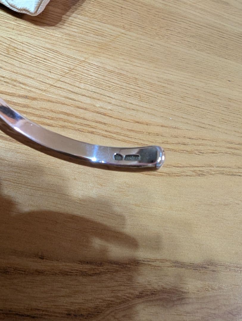 市松　silver スパイラルバングル　Belluria ベルーリア