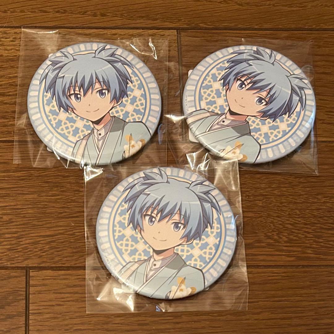 潮田渚 赤羽業 カルマ 暗殺教室 缶バッジ キャラバッジ セット 暗殺