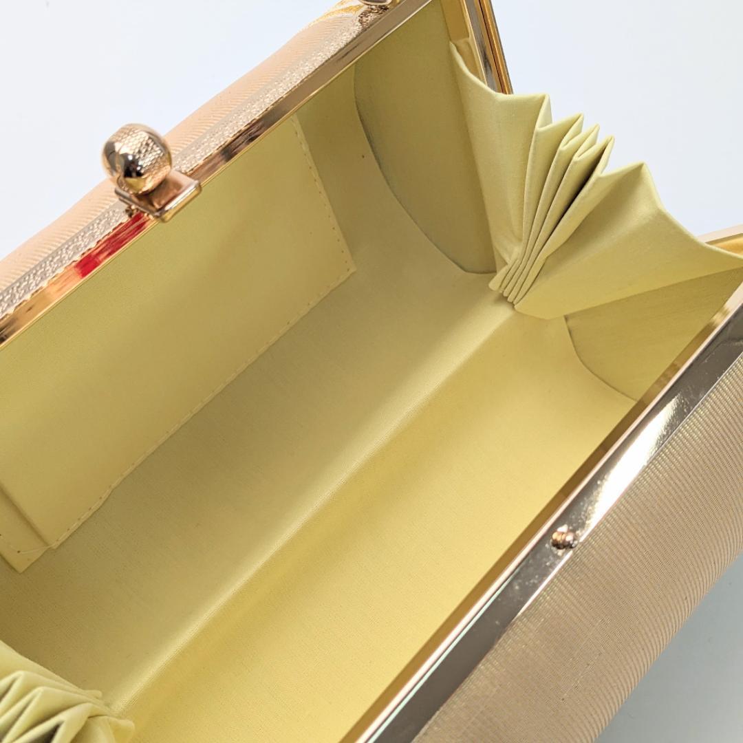 和装 草履バッグセット 振袖 帯地 ゴールド 金 フリーサイズ w22-1