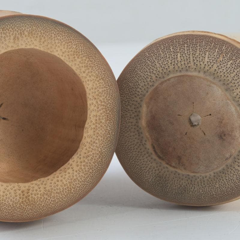 花籠 花入れ 花器 在銘 作家物 華道 生花 花生 真竹 みだれ編み ア23