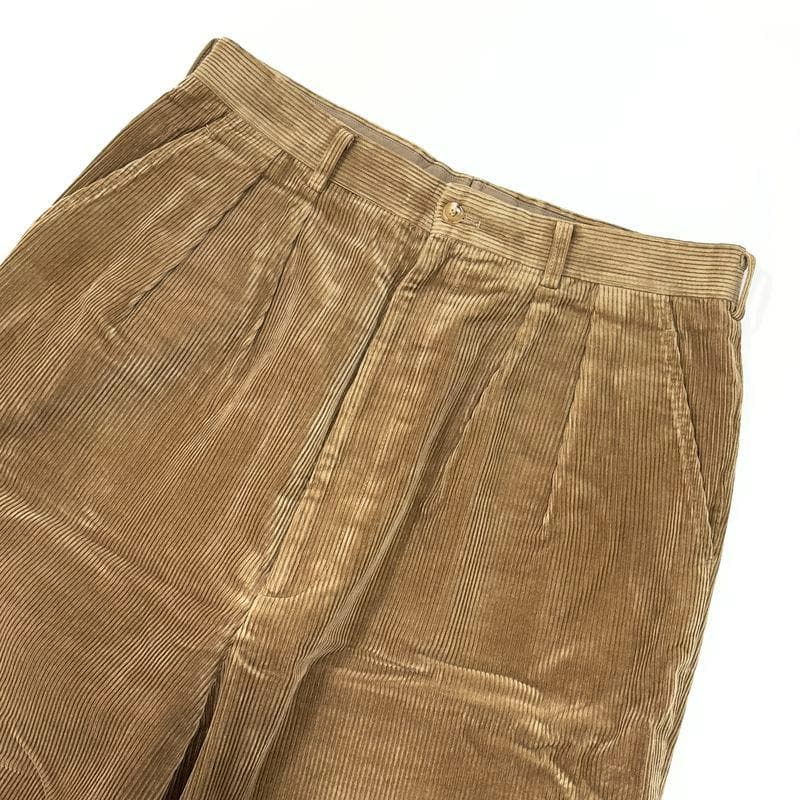 18AW コムデギャルソンオム 2タックワイドテーパードコーデュロイ