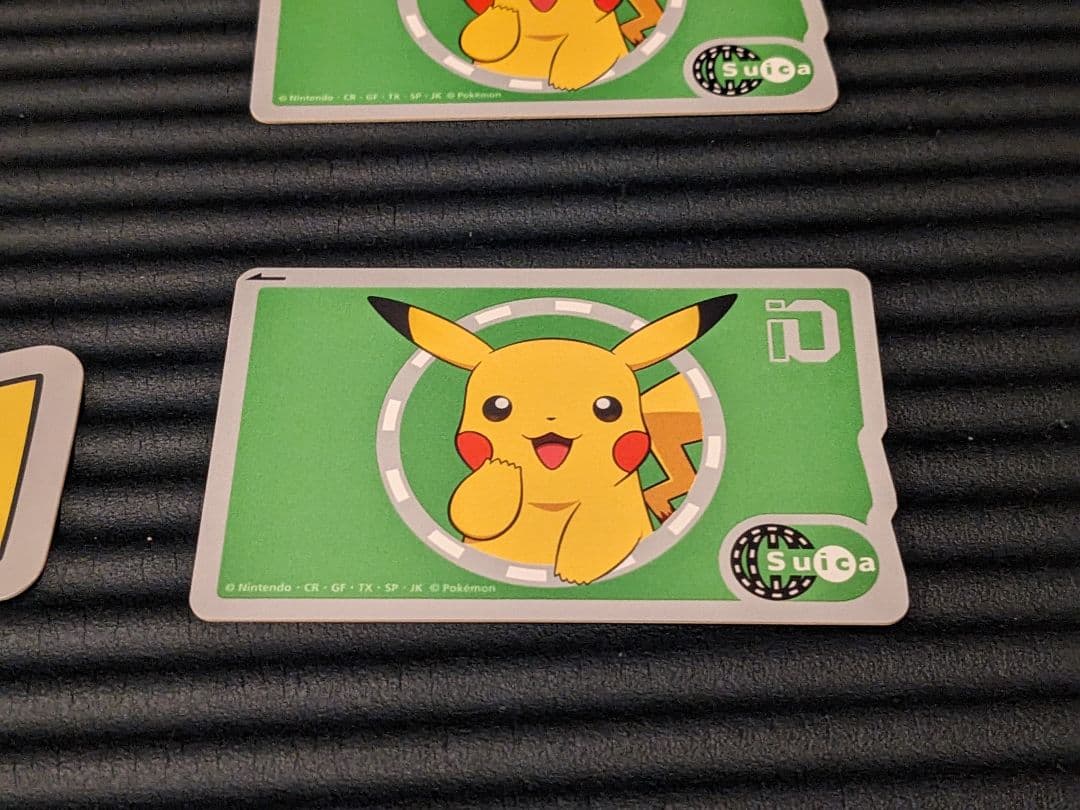 ピカチュウSuica 使用不可　台紙付き