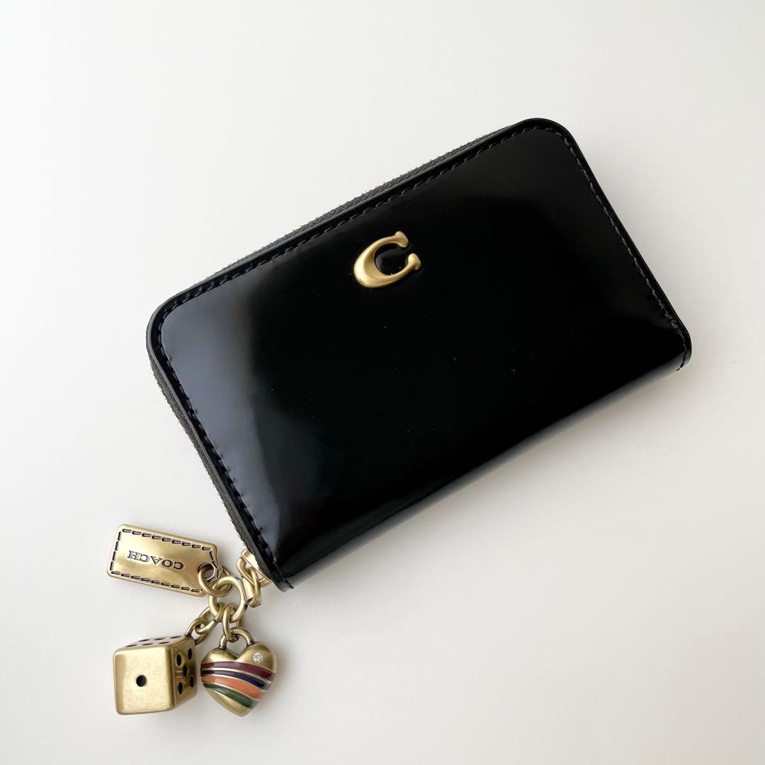 コーチ COACH ケース エッセンシャル チャーム レザー 完売品 新品