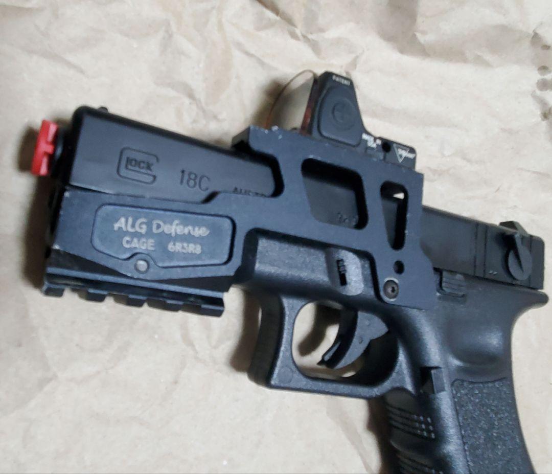 東京マルイ Glock 18C ガスブローバック カスタム マガジン付き