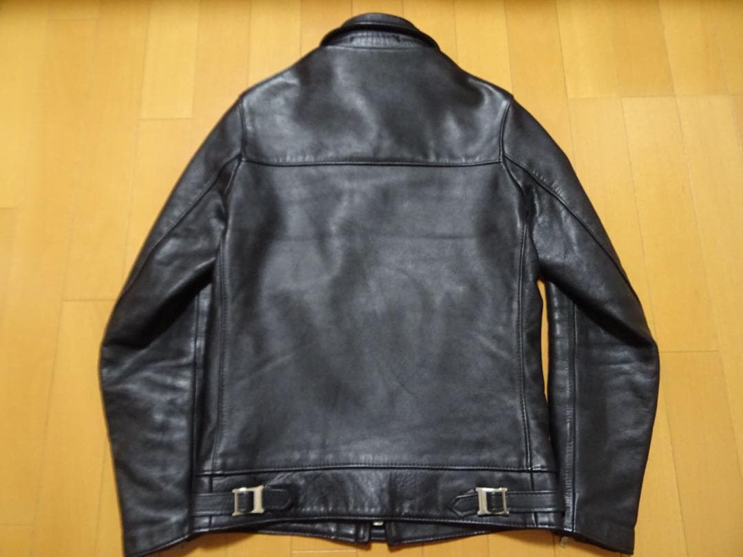 美品☆666シングルライダース34黒ブラックステアハイドSサイズ - メルカリ