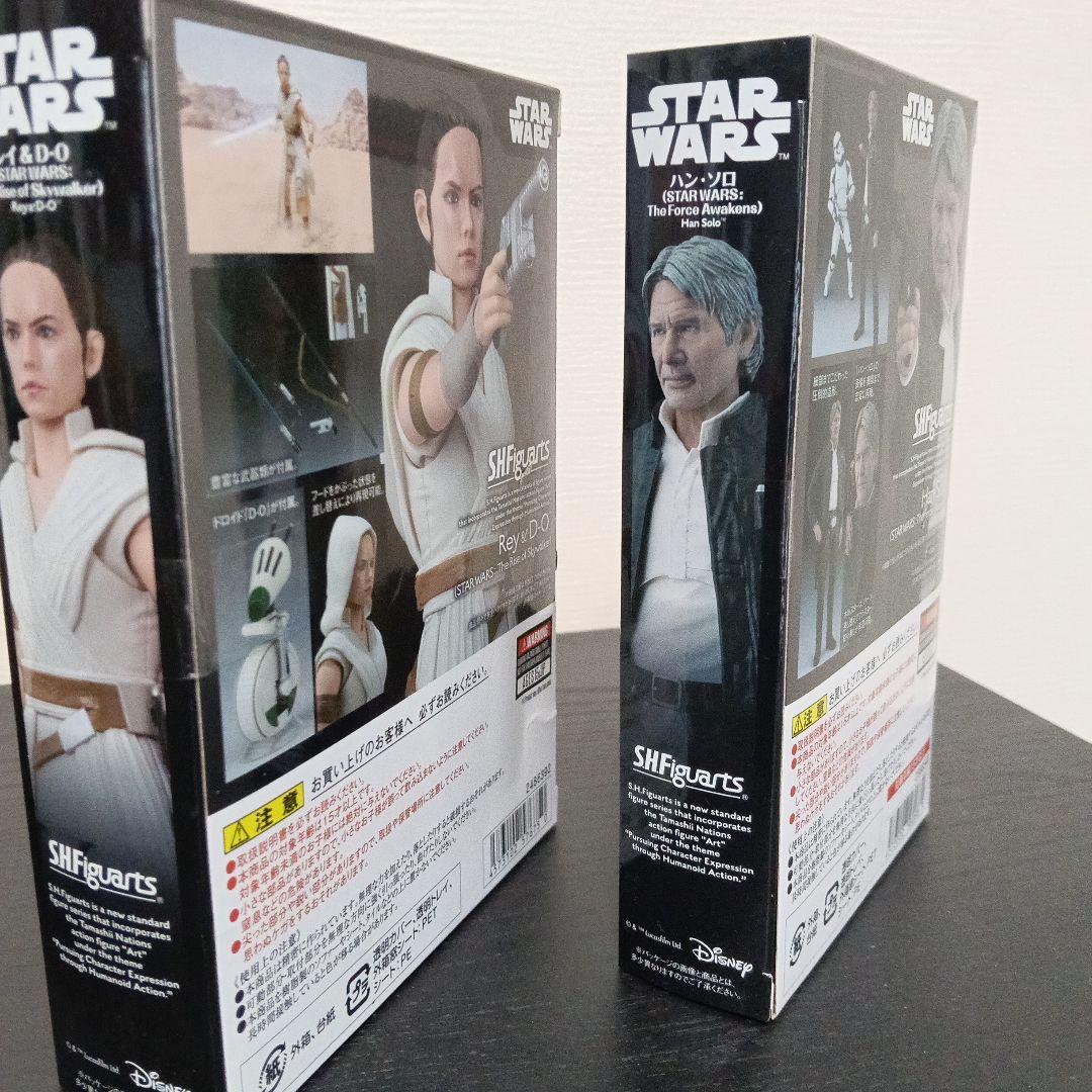 S.H.Figuarts ハン・ソロとレイ（未開封品） スター・ウォーズ