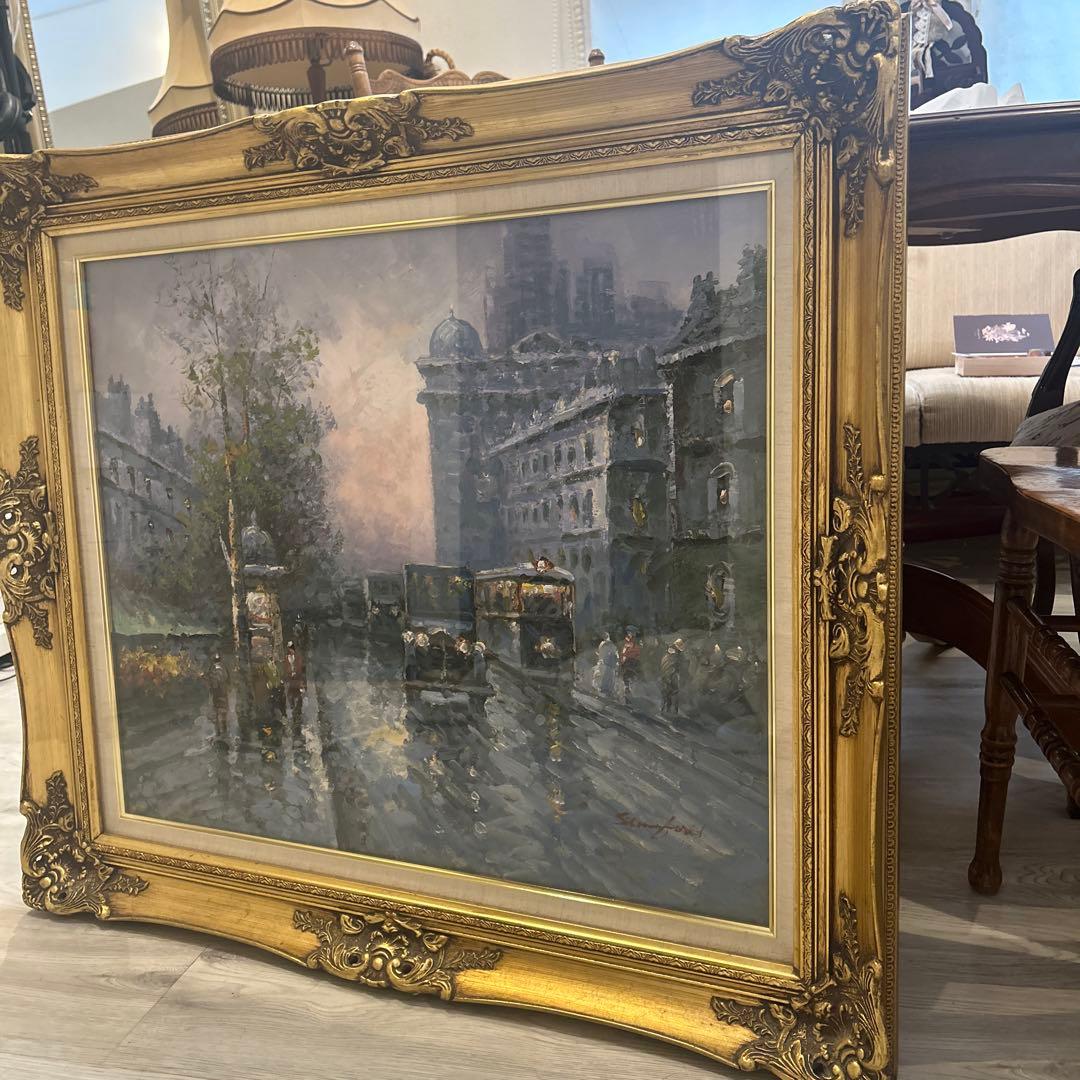 koji maekawa　モンマントル　油絵