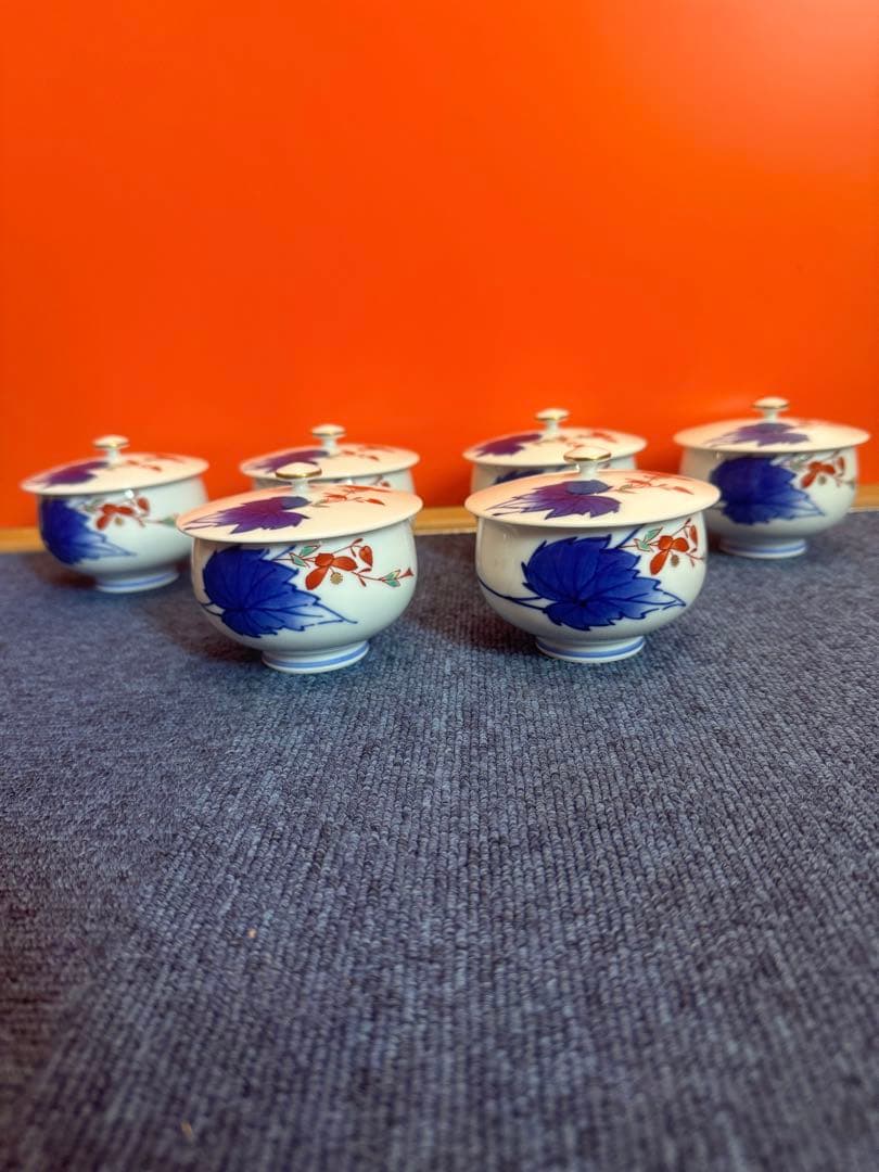 2030 香藺社 相思花 湯呑蓋付 6客 未使用 - winetouritalia.com