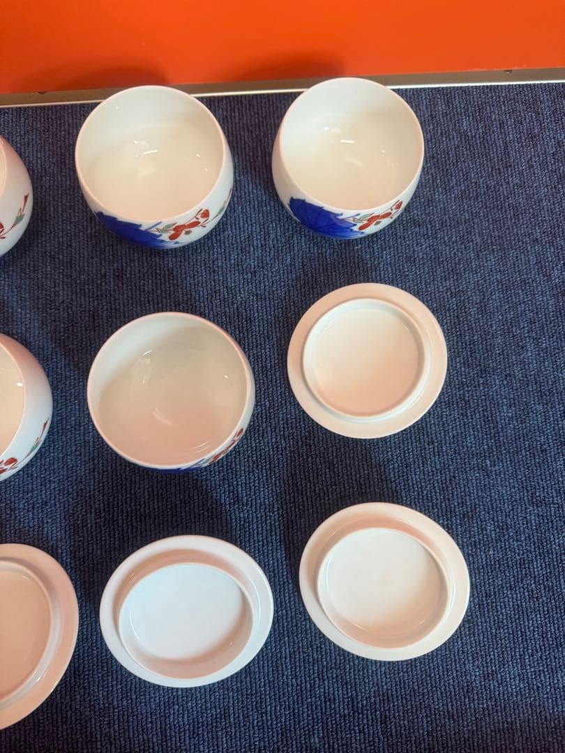 2030 香藺社 相思花 湯呑蓋付 6客 未使用 - winetouritalia.com