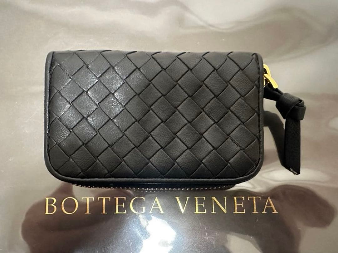 ★【極美品】ボッテガヴェネタ ケース ラム／ネロブラック／ゴールド✨✨✨3️⃣