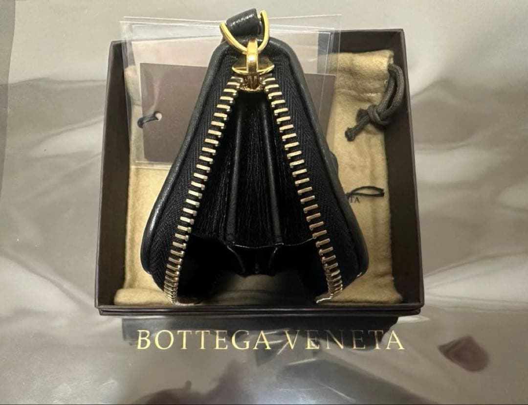★【極美品】ボッテガヴェネタ ケース ラム／ネロブラック／ゴールド✨✨✨3️⃣