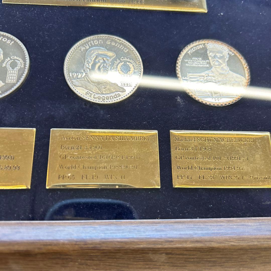 アイルトンセナ/アランプロスト/ミハエルシューマッハ  シルバーメダル 限定品