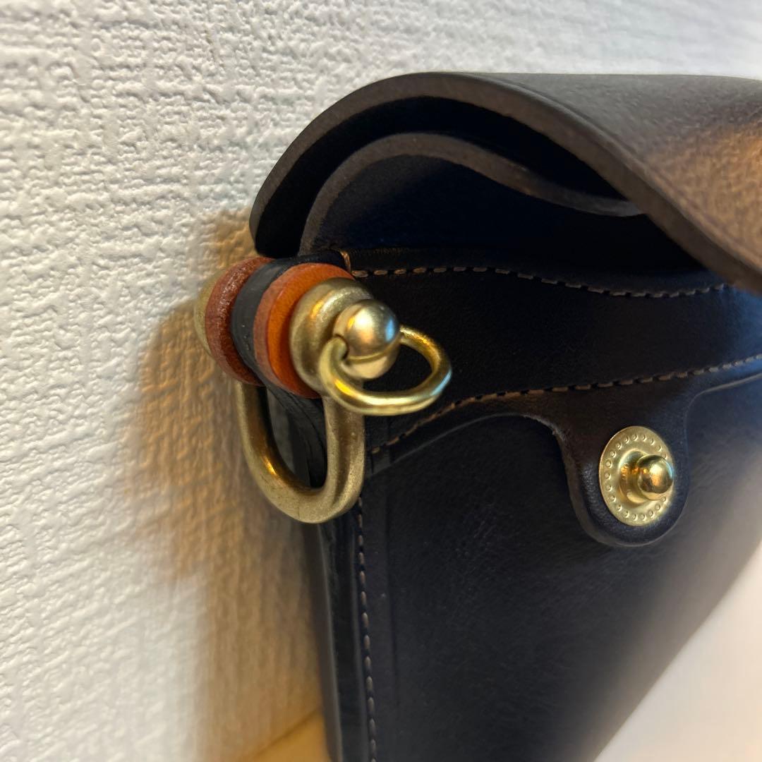 ビアベリーショルダーバッグ　ダブルフラップS ⭐️極美品⭐️