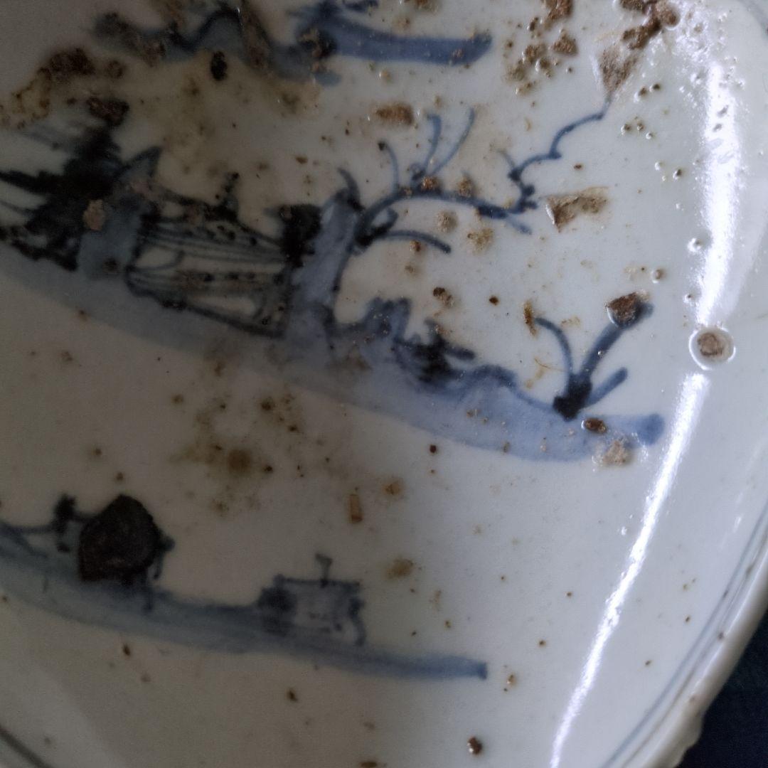 古伊万里 発掘品 百閒窯 15 x13cm 厚み3cm ざっくりです。