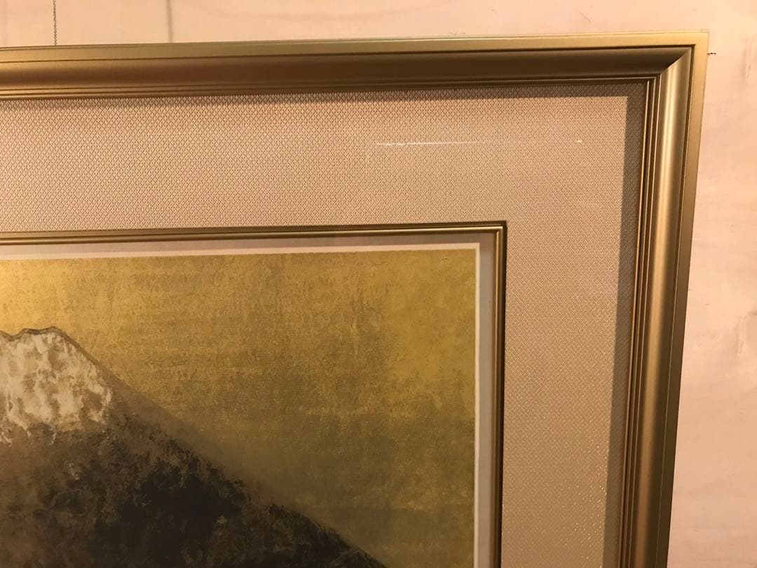 前田青邨 「富士」 シルクスクリーン 落款・エディション・作品証明