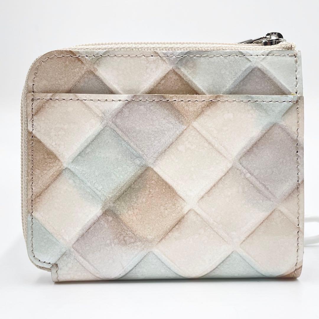 未使用級○ アタオ 折り財布 ミリモ ブロックパーティ シャングリラ