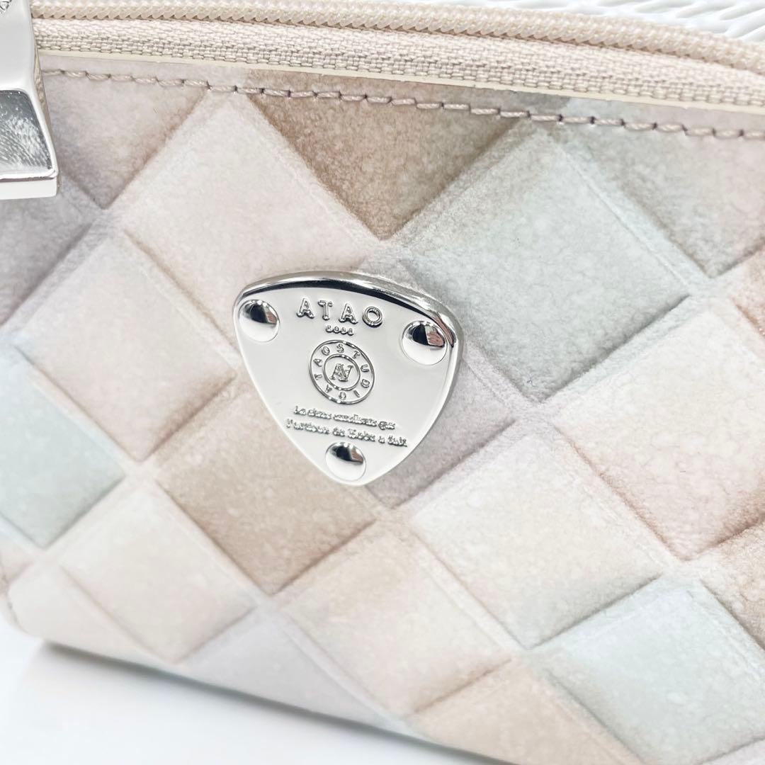 未使用級○ アタオ 折り財布 ミリモ ブロックパーティ シャングリラ