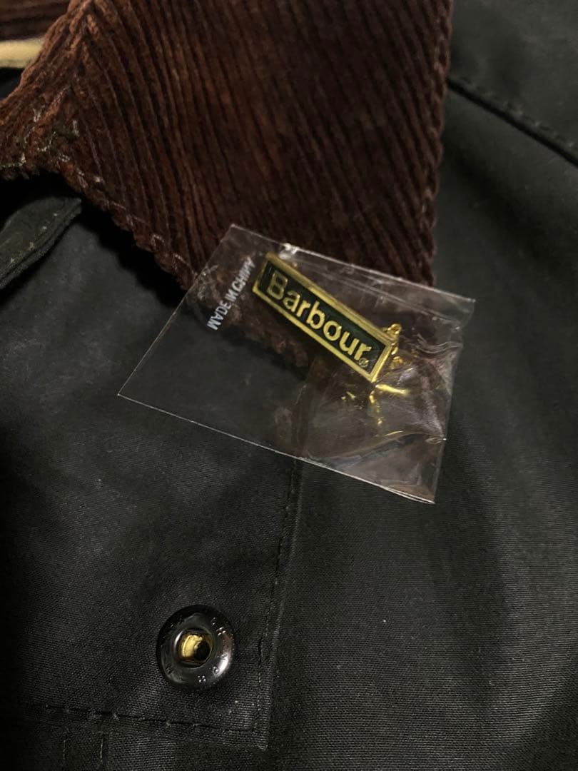 【美品】Barbour バブアー　ビューフォート　バッジ、ガーメントケース付き