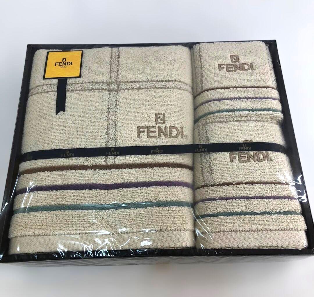 FENDI タオルセット バスタオル フェイスタオル 3枚セット - メルカリ