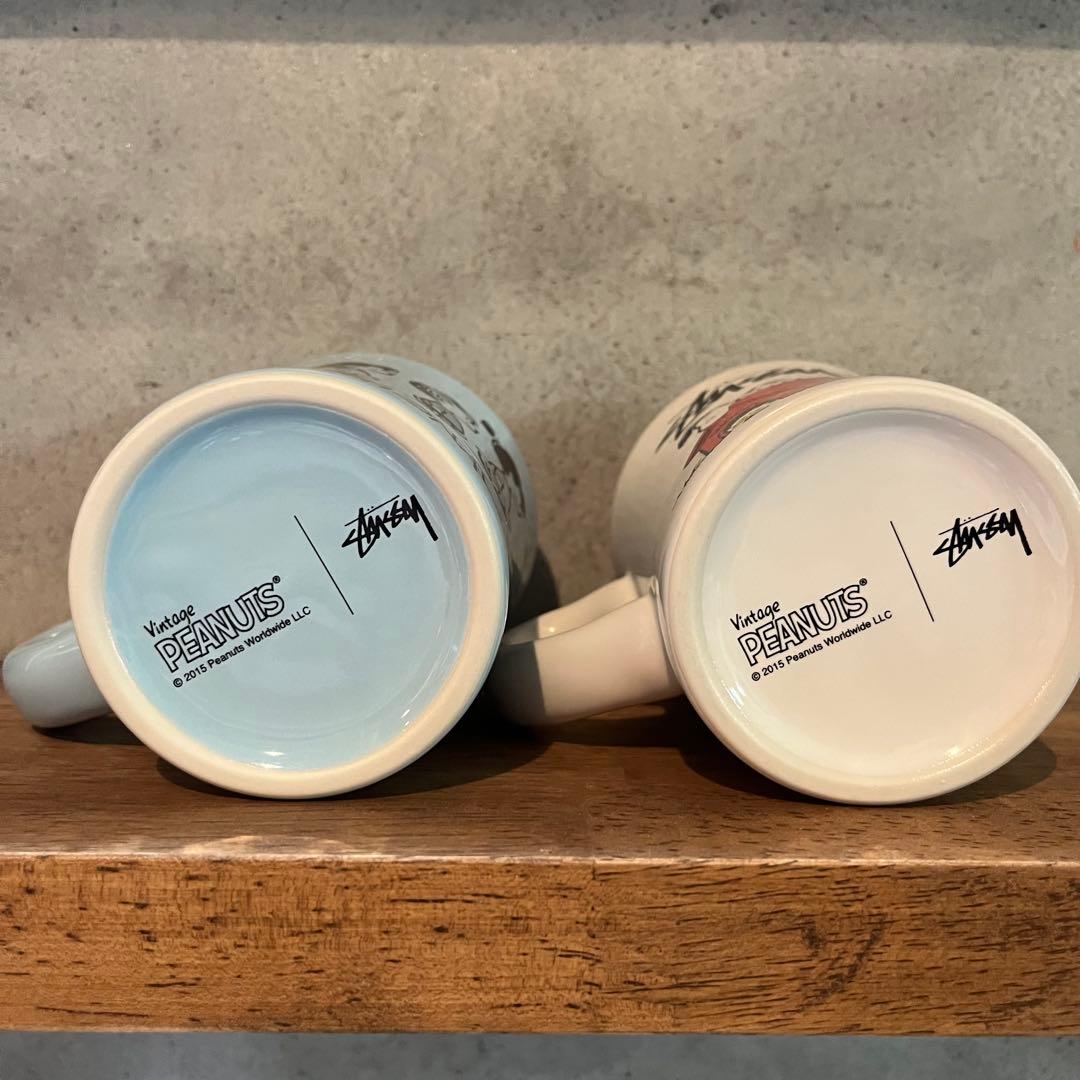 STUSSY×PEANUTS マグカップ　2個セット SNOOPY スヌーピー