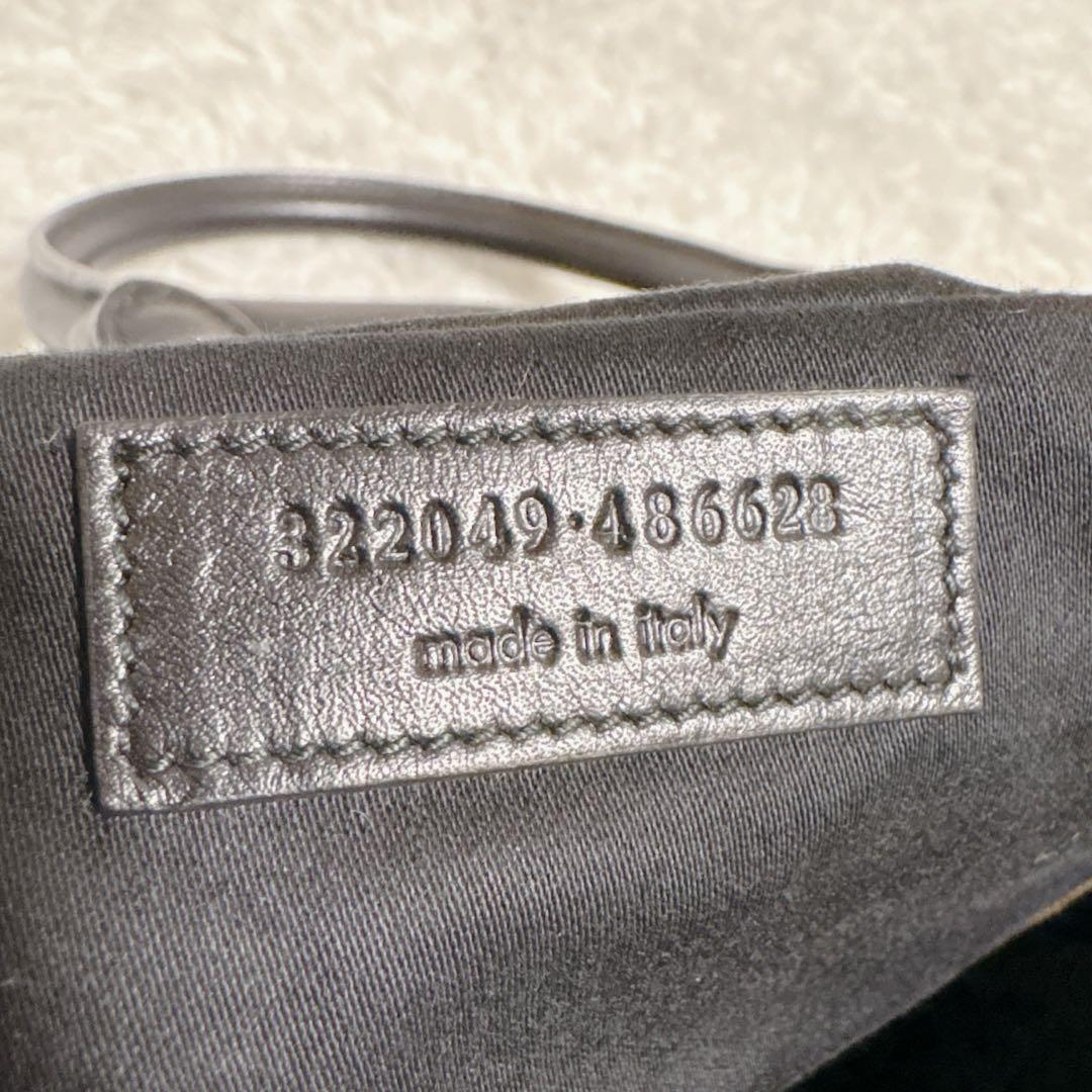 サンローラン クラシックダッフル6 2way ショルダーバッグ レザー ブラック