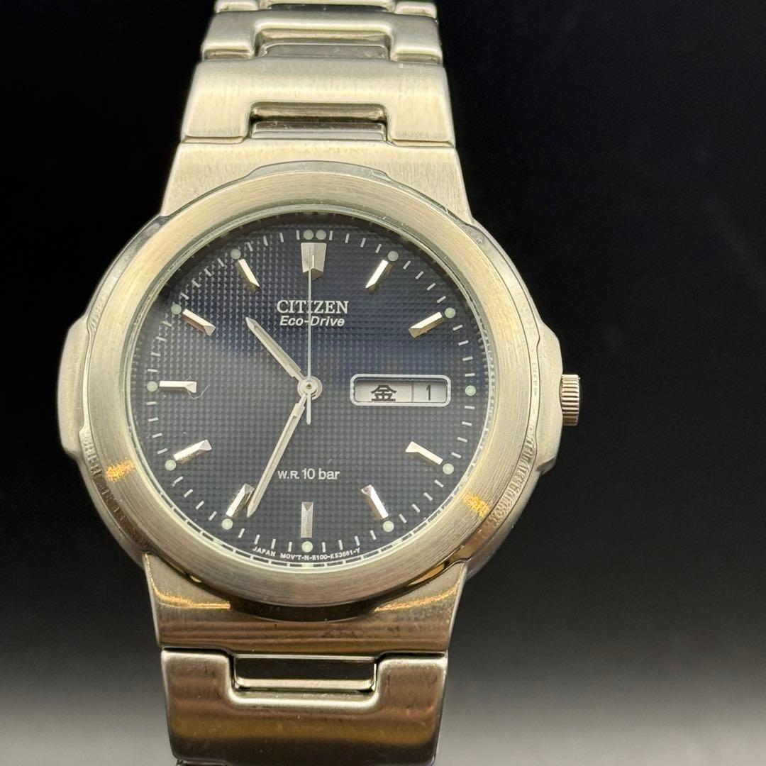 デッドストック CITIZEN Eco-Drive E100 メンズ 稼働品