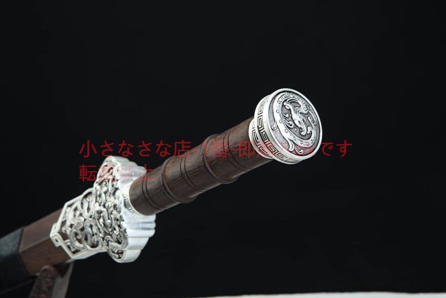 20寸砂銀玄氷漢剣 古兵器 武具　刀装具　日本刀　模造刀 居合刀