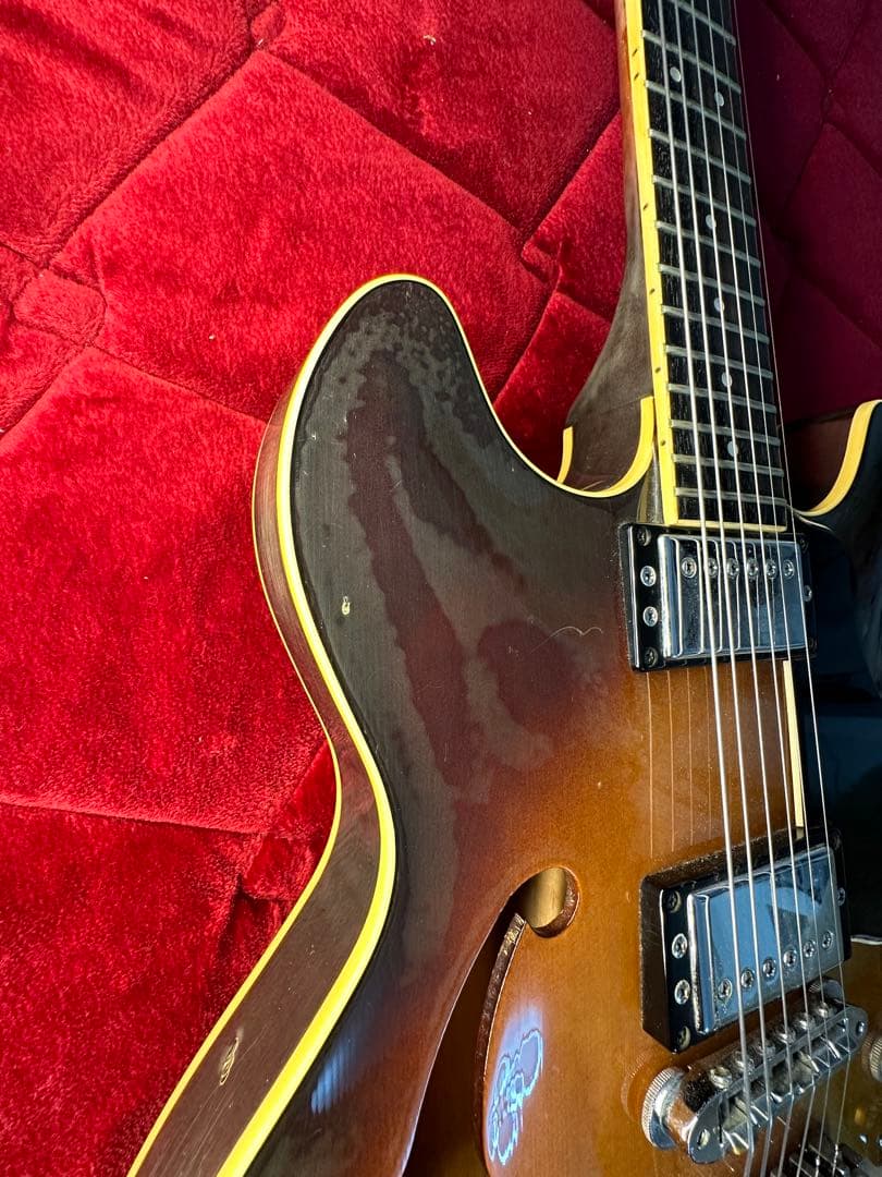 YAMAHA ヤマハ Super Axe SA1200S セミアコ YAMAHA SA1200S トップ単板