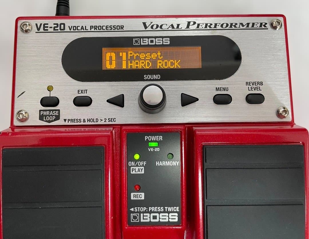 BOSS VE-20 Vocal Performer ボーカルエフェクター
