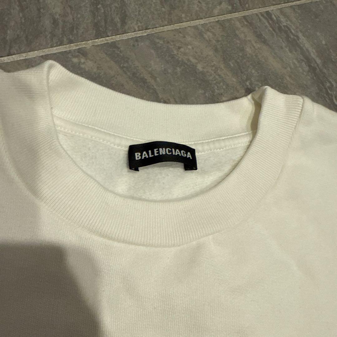 BALENCIAGA バレンシアガ レインボー スウェット 白　130㎝