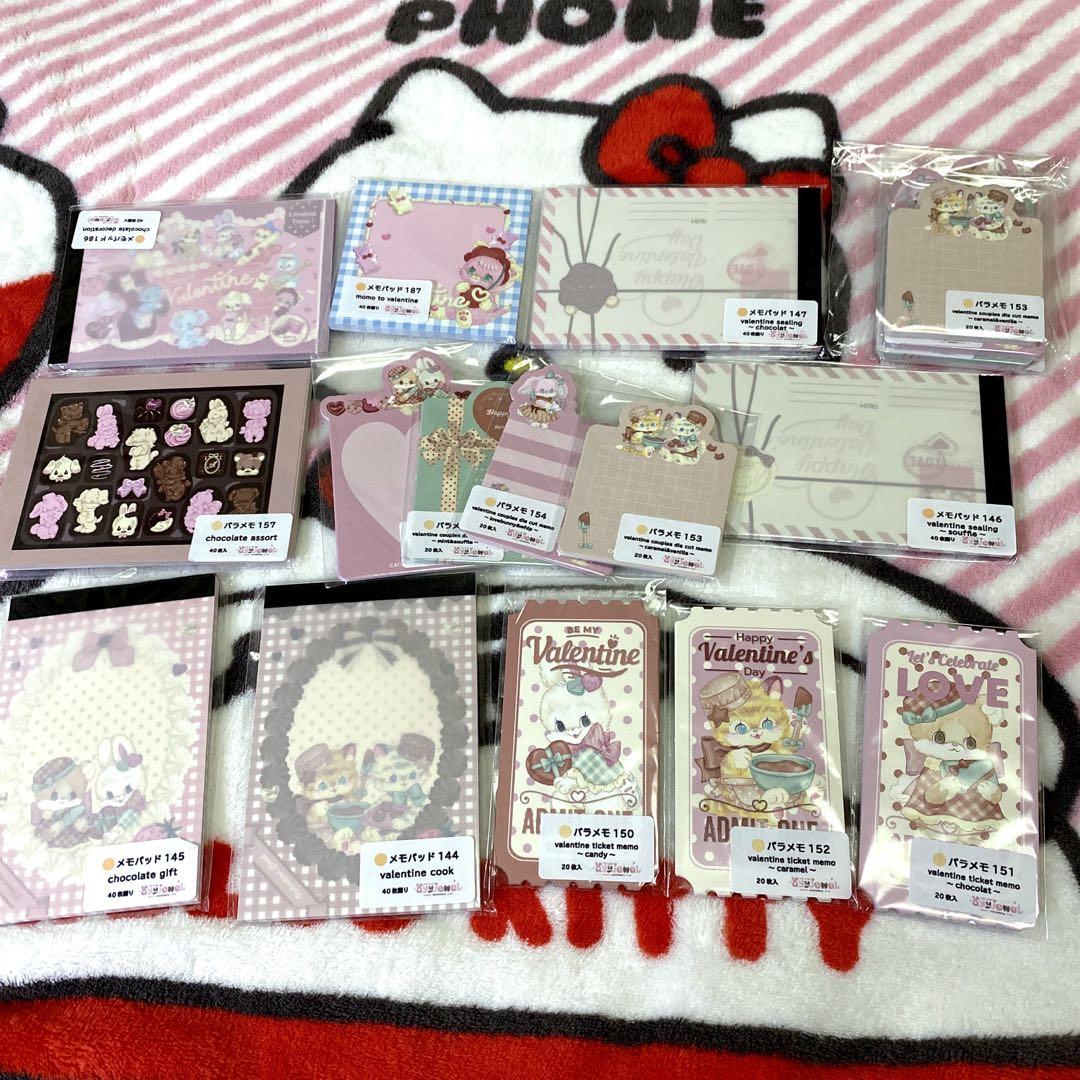 ayyjewel アイジュエルバレンタイン ワーク缶 メモデザインペーパーセット