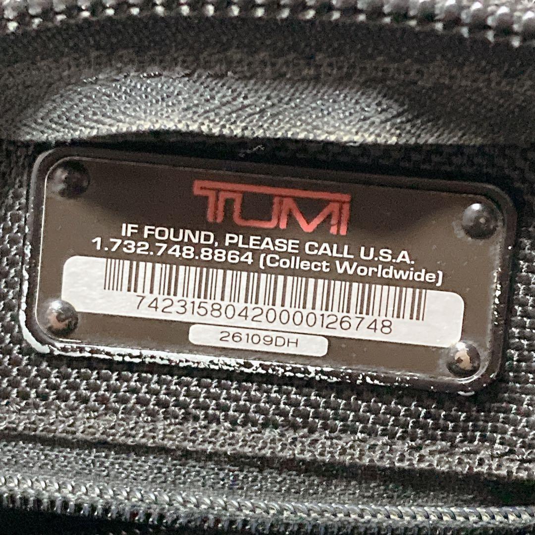 【美品】 トゥミ 2way ビジネスバッグ ショルダー　B4 26109DH 黒