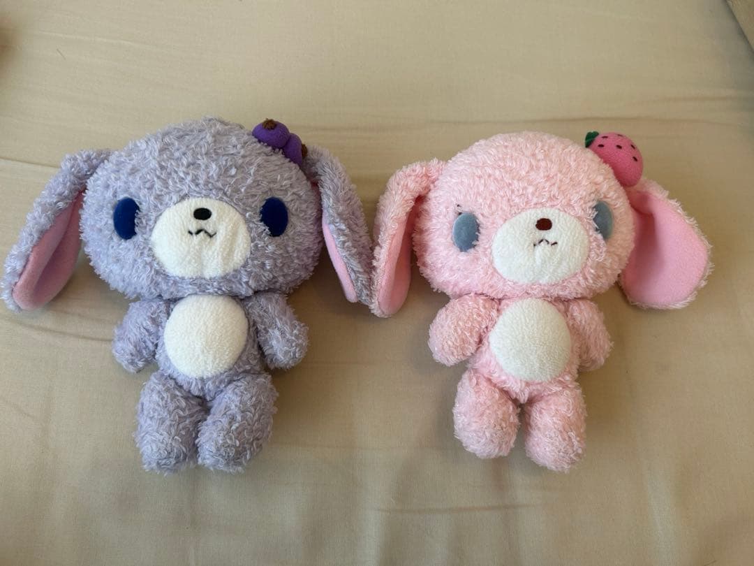 シュガーバニーズ ブルーベリーうさ ストロベリーうさぬいぐるみ セット