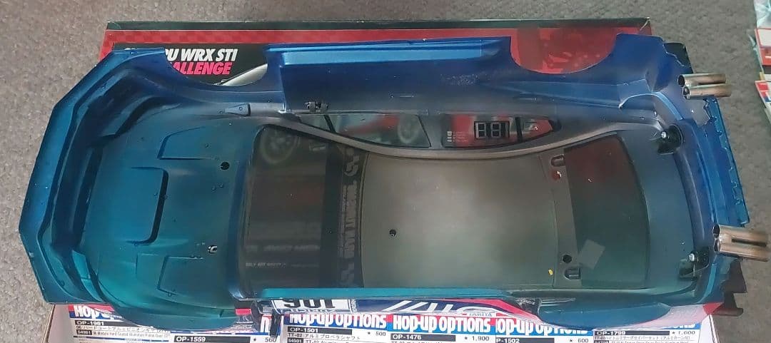 田宮 RCキット TT-02 スバルWRX STI NBRチャレンジ 説明書有り