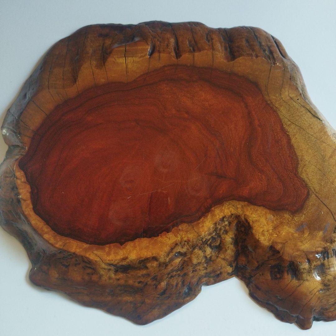 赤褐色 　花梨　カリン　一枚板　花台 華台 置き台 飾り板 敷板 天然木　美品 赤褐色 花梨 カリン 一枚板 花台 華台 置き台 飾り板 敷板 天然木 美品