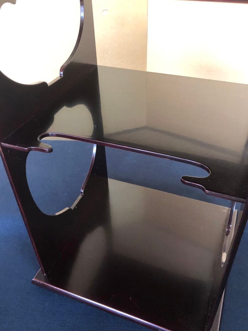 寿扇棚 輪島塗 塗師雅峰 茶棚 共箱 送料込み260125